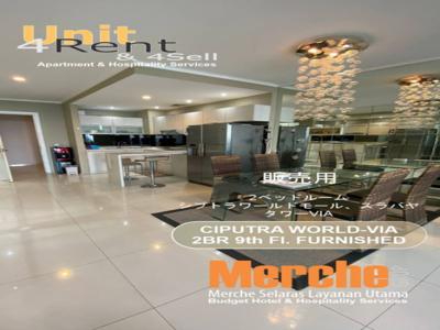 JUAL APARTEMEN VIA 2BR Lt. 9 CIPUTRA WORLD