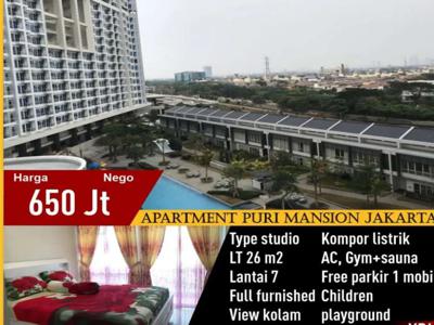 Jual Cepat Apartment Puri Mansion Studio