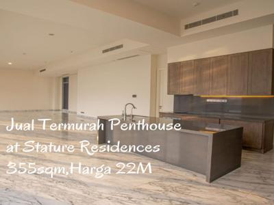 Jual Termurah Penthouse at Stature Residences Harga 22M