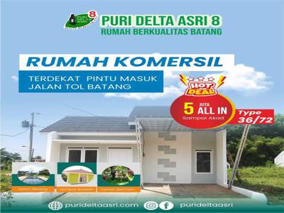 PROMO RUMAH KOMERSIL MURAH DI BATANG