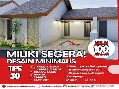 RUMAH MURAH HARGA SUBSIDI DI PANJATAN,KULON PROGO,PENGASIH,BANDARA YIA