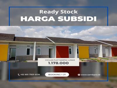 Rumah Subsidi BGC di Bekasi Ready Stock