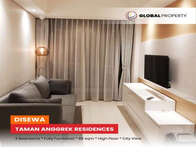 Taman Anggrek Residences Apartment Fully Furnished, 3 Bed, High Floor