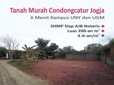 Tanah Strategis Dekat UGM, UNY dan UPN Jogja: Cocok Hunian dan Kost
