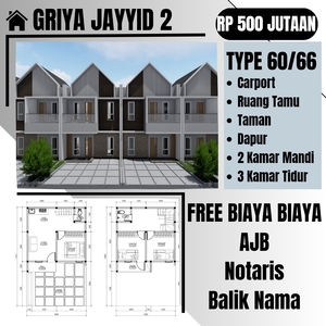 Rumah Griya Jayyid 2 Di Pamulang Tangsel Rp 500 Jutaan 2 Lantai