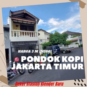 Rumah Pondok Kopi Jakarta 600 M2 Dari Stasiun Klender Baru