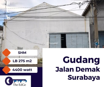 Dijual Gudang di Jalan Demak Strategis Dekat Dengan Pelabuhan dan Tol - Surabaya