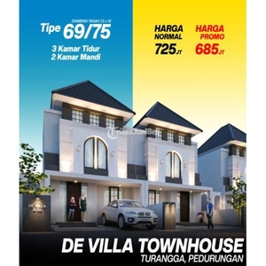 Dijual Rumah 2 Lantai Tengah Kota De Villa Pedurungan Dekat Tol Gayamsari - Semarang