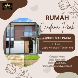 Dijual Rumah LT 50m3 LB 53m2 2KT 2KM Cendana Peak Lippo Karawaci - Kota Tangerang