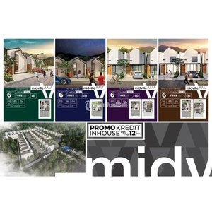 Dijual Rumah Minimalis Parumahan Midville Beragam Tipe 2KT 1KM, Kawasan Bisnis - Kota Malang