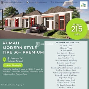 Dijual Rumah Modern Style Tipe 36+ Premium - Palangka Raya