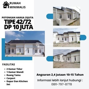 Dijual Rumah Modern Tipe 42/72 2KT 1KM Termurah Akses Mudah Lokasi Strategis - Bandar Lampung