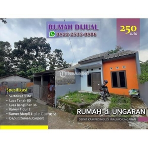 Dijual Rumah Semarang Minimalis Dekat Kampus STIKES Ngudi Waluyo Ungaran - Semarang