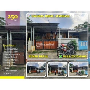 Dijual Rumah Tipe 5080 Dekat Kampus Ngudi Waluyo Ungaran - Semarang