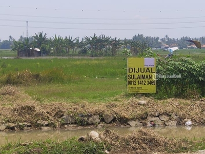 Dijual Tanah Cocok Bangun Cluster Perumahan di Sepatan Tangerang