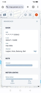 Dijual Tanah DK Nakula Legian Seminyak Kuta LT960 Legalitas SHM - Badung