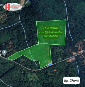 Dijual Tanah SHM Luas 6 Hektar Kebun Duren dan Jambu - Purwakarta