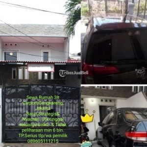 Disewakan Rumah 3 Lantai Bekas Siap Huni Carport Cengkareng - Jakarta Barat