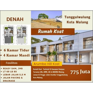 Promo Rumah Baru 2 Lantai Lokasi Strategis Dekat Kampus UMM - Malang