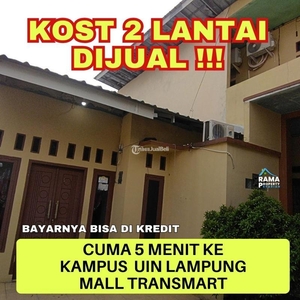 Jual Rumah Kost Aktif 2 Lantai Syariah Bisa Cicil - Bandar Lampung