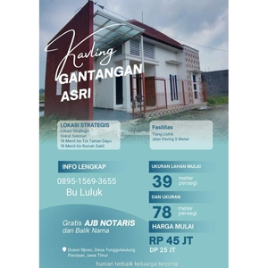 Dijual Tanah Kavling Amanah, Strategis & Terjangkau - Pasuruan Jawa Timur