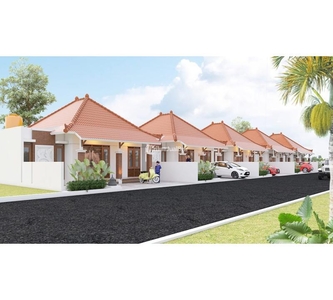 Jual Rumah Etnik Baru Tanah Luas 140 m2 Termurah di Borobudur - Magelang Jawa Tengah