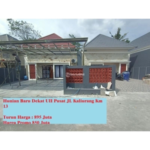 Jual Rumah Hunian Baru LT145 LB85 3KT 2KM Dekat UII Pusat JL Kaliurang Km 13 - Sleman Yogyakarta