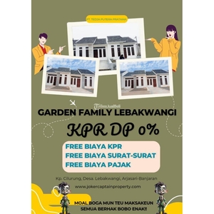 Jual Rumah Hunian Siap Huni LT72 LB36 2KT 1KM Promo Tanpa DP - Bandung Jawa Barat