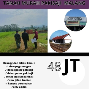 Jual Tanah Murah Lebar 7 meter Pakisaji - Malang Jawa Timur