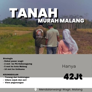 Jual Tanah Murah Promo Free AJB Wagir - Malang Jawa Timur