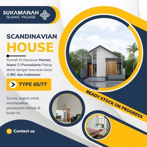 Rumah Bergaya Scandinavian Di Purwakarta Ready Stock On Progress