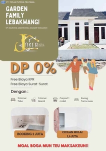 Rumah Tanpa Dp Booking 2juta Cicilan Mulai 16