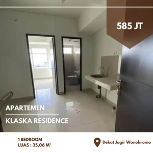 1 BR Bukan Studio‼️Apartemen Klaska Residence
Jagir Wonokromo