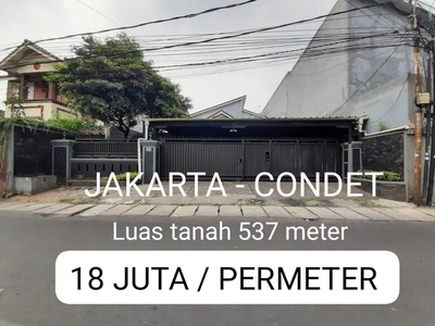 12 M jadi 9,5 M,JUALBUTUH RUMAH CONDET/BATU AMPAR/JAKARTA TIMUR