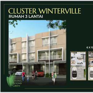 Dijual Rumah 3 Lantai di Cluster Winterville Sedayu Kelapa Gading