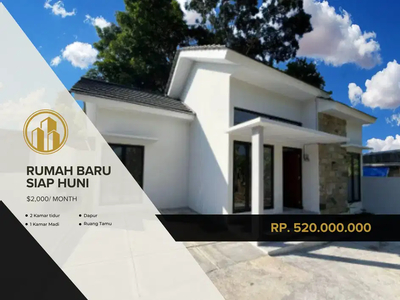 Dijual Rumah Baru siap Di Huni Utara Pasar Godean Sleman