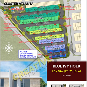 Dijual Rumah Cluster Atlanta PIK2 Brand new dari Developer ASG