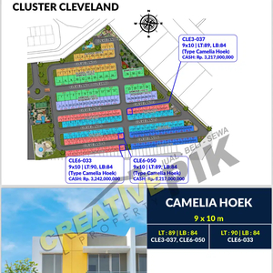 Dijual Rumah Cluster Cleveland Brand New dari Developer ASG