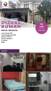 Dijual rumah minimalis dalam cluster favorit kota wisata