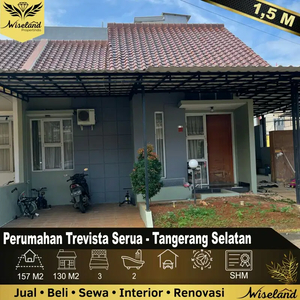 Dijual Rumah Perumahan Trevista Serua Ciputat Tangerang Selatan