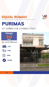 Dijual Rumah Siap Huni di Purimas Rungkut