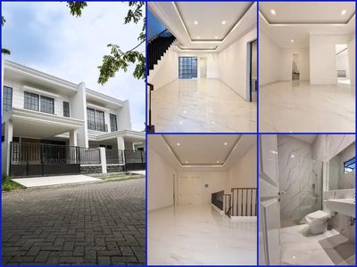 Rumah Baru Minimalis 2 Lantai Araya Galaxy Bumi Permai Surabaya