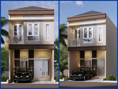 Rumah Baru Minimalis 2 Lantai Prada Permai Surabaya
