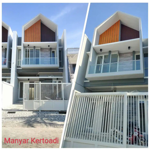 Rumah Baru Model Scandinavian 2 Lantai Manyar Kertoadi Surabaya
