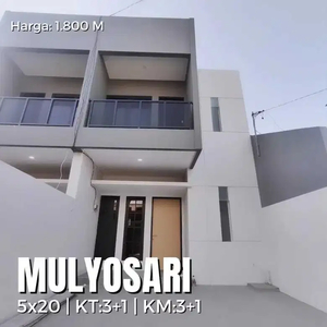 rumah Baru Modern Minimalis Mulyosari sisa 1