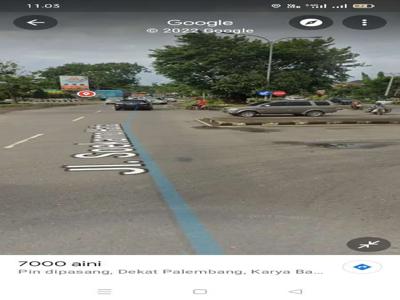 Tanah 7000 Gudang, pool, Hotel industri Soekarno Hatta Murah Palembang