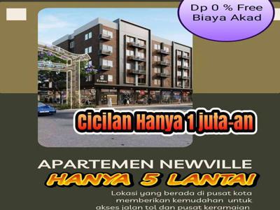 Apartemen Newville lokasi paling strategis dan hanya 5 Lantai