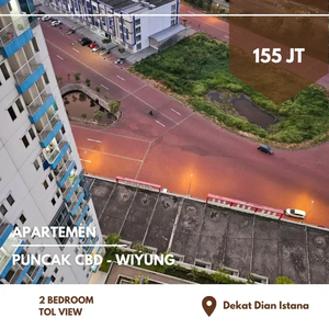 2 BR • 155 JT Apartemen Puncak CBD Tol View Paling Favorite