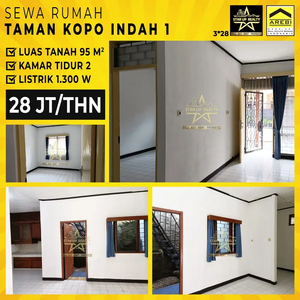 28 jt Disewakan Rumah bagus siap huni TKI 1 Taman Kopo Indah 1 lt 95m2