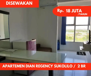Dekat ITS ‼️Disewakan Apartemen Dian Regency 2 Bedroom Sukolilo